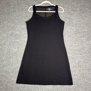 Patagonia Black Racerback Dress‎ Womens Size Large Organic Cotton